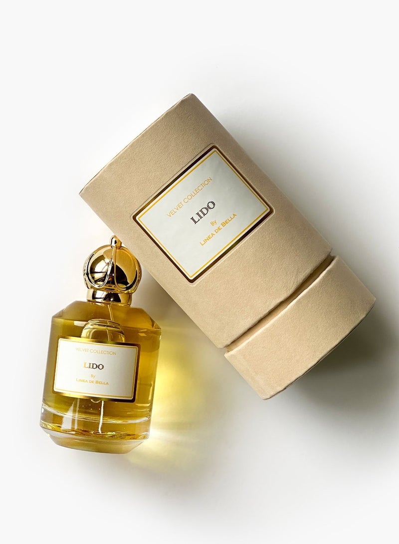 Linea De Bella Velvet Lido Eau de Parfum 100ml – Long Lasting Unisex Perfume with Lemon, Sea Water, Rose, Peony, Wisteria, Hibiscus, Musk, Amber & Cedar - Image 4